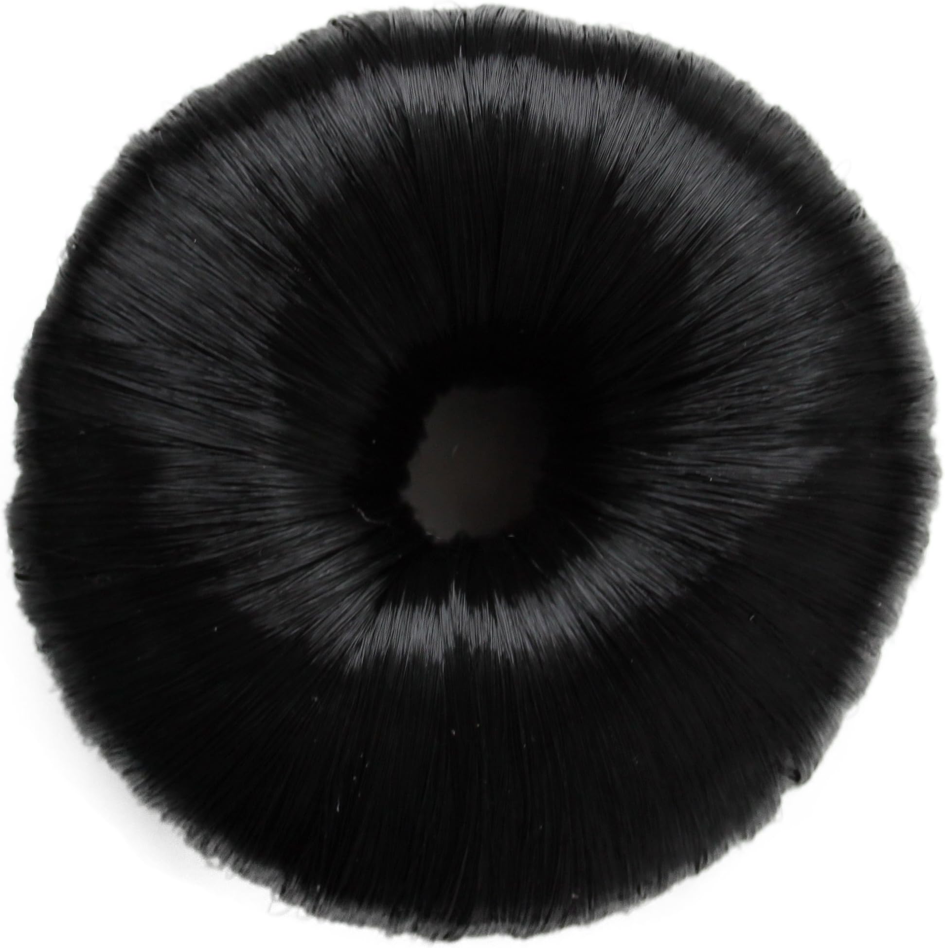 CAISHA Hair Donut Up Do Hair Ring Hairstyler Bun Maker Bridal Hairpiece Hair Styling Tool Black DK3