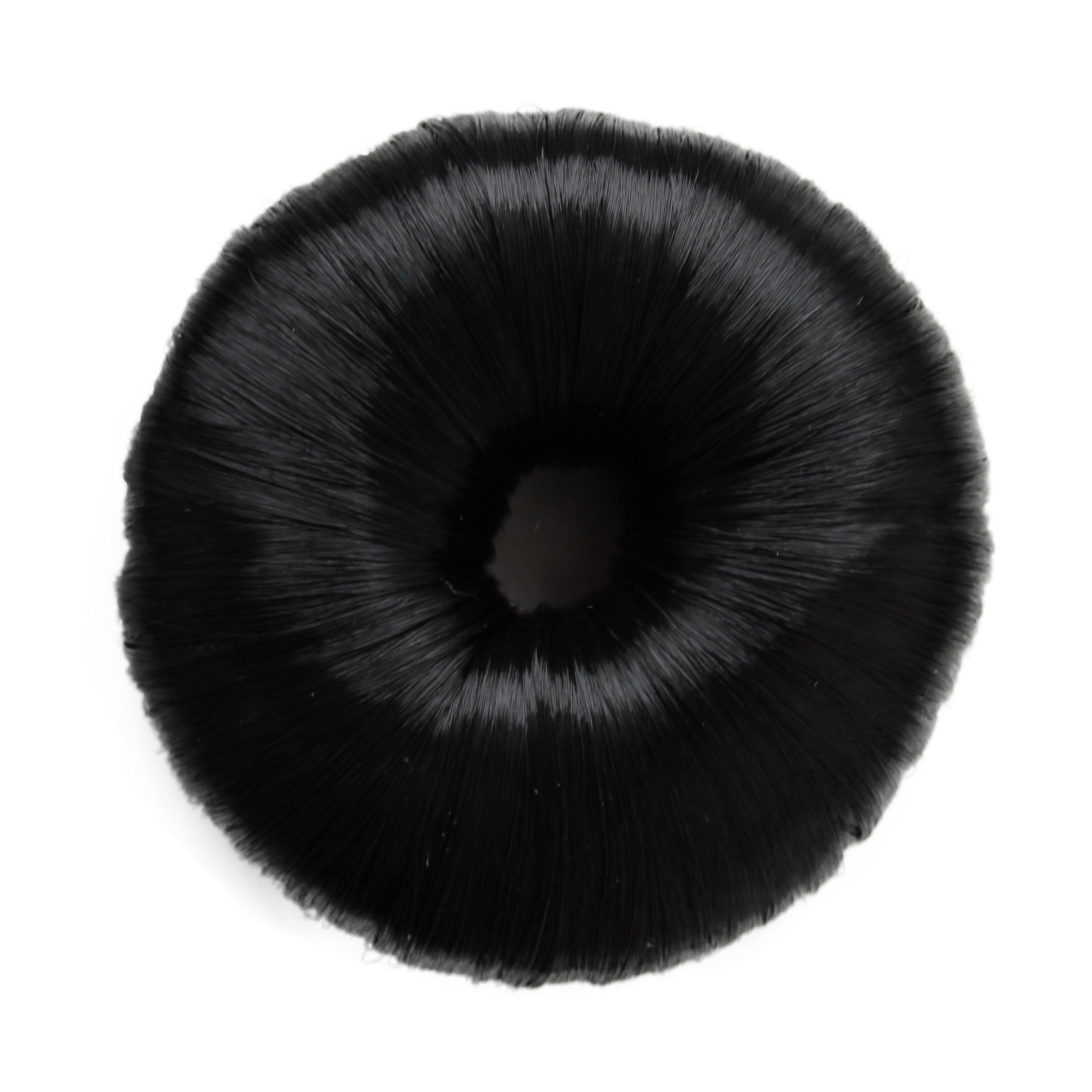 CAISHA Hair Donut Up Do Hair Ring Hairstyler Bun Maker Bridal Hairpiece Hair Styling Tool Black DK3