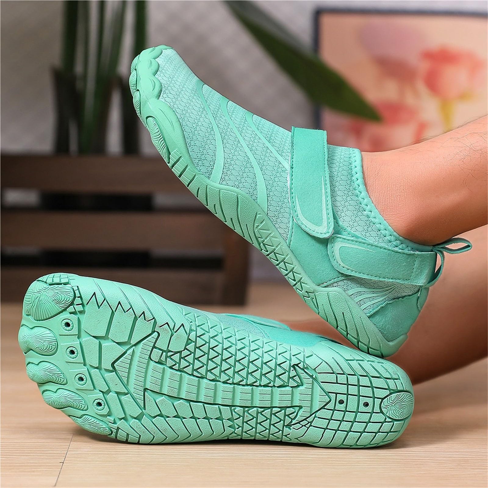 Autoadesive Barefoot Shoes Unisex Fitness Scarpe Da Scoglio Antiscivolo Traspiranti Escursionismo Scarpe Barefoot Asciugatura Rapida Fori Di Drenaggio Nuoto
