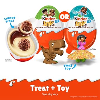 Kinder Joy Eggs, Assorted Variety Pack Treat + Toy, 15 Ct, 10.5 Oz