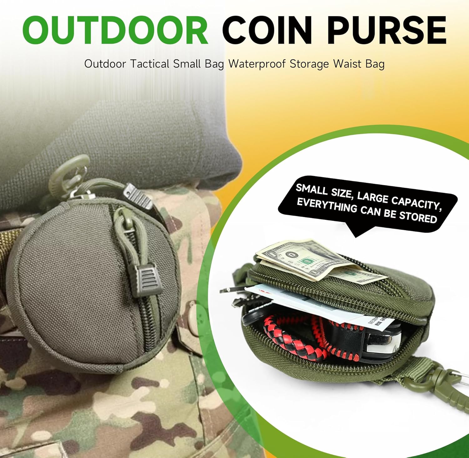 42oz Stainless Steel Water Bottle with 24oz Camping Cup & Carry Bag | Wide Mouth,Bushcraft Gear,Survival Water Bottle,for Outdoor Hiking Self-Reliance - Image 7