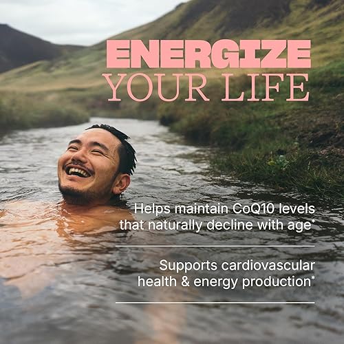 Miniatura 2 de Swisse CoQ10 Suplemento Co-enzima Q10 | Suministro de 6 meses | Coenzima Q10 apoya la salud del corazón y la producción de energía celular de