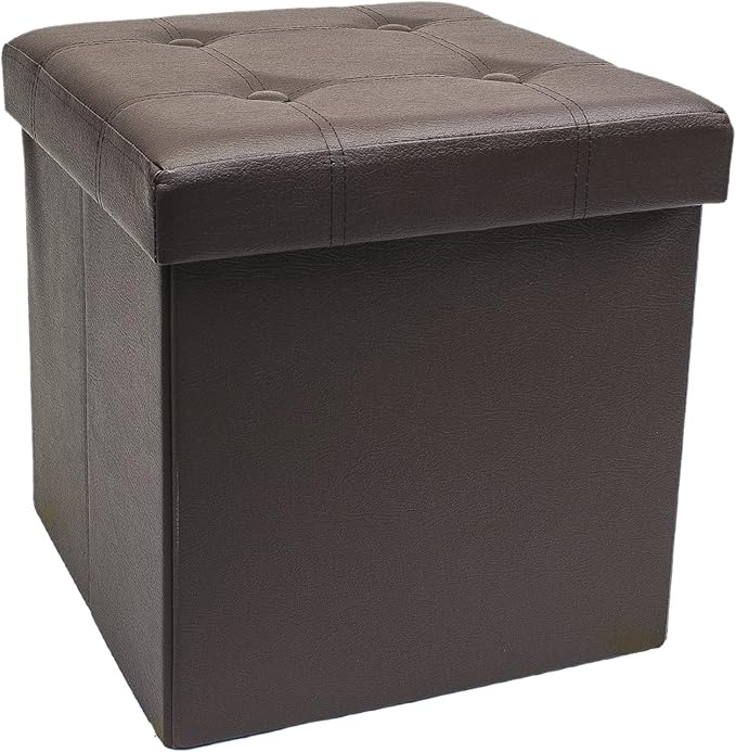 Sorbus Storage Ottoman Bench, Folding Cube Ottoman, Great