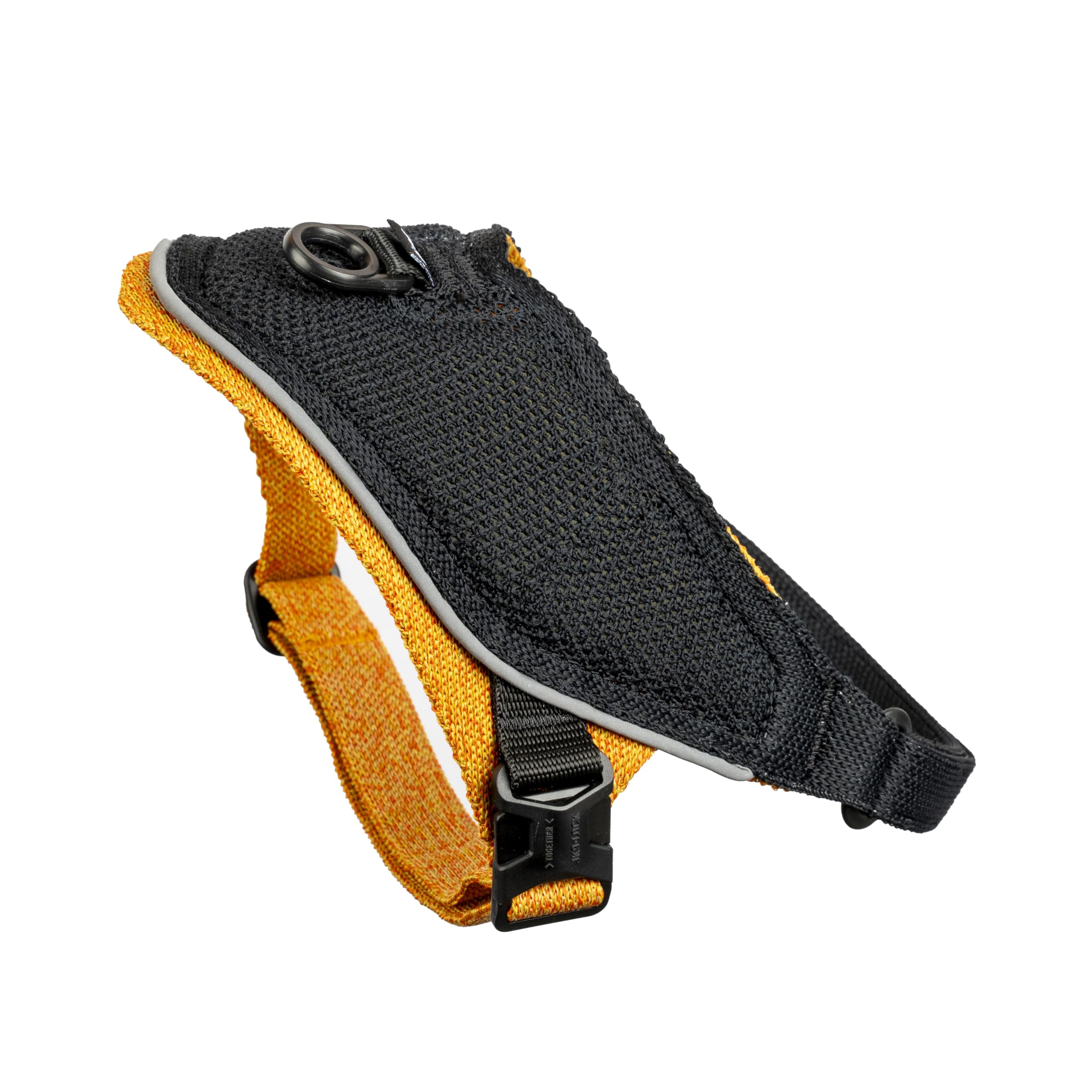 JK9 KnitFit Knitted Dog Harness, Size: S, Yellow-Black - Image 3