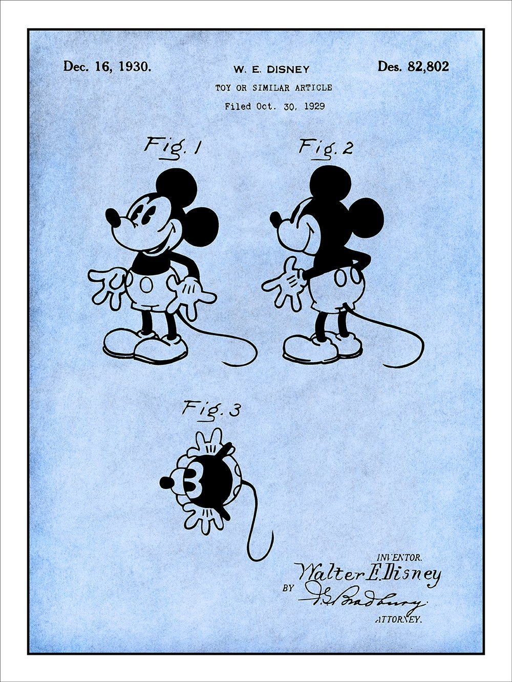 Amazon.com: Studio 21 Graphix 1930 Walt Disney Mickey Mouse