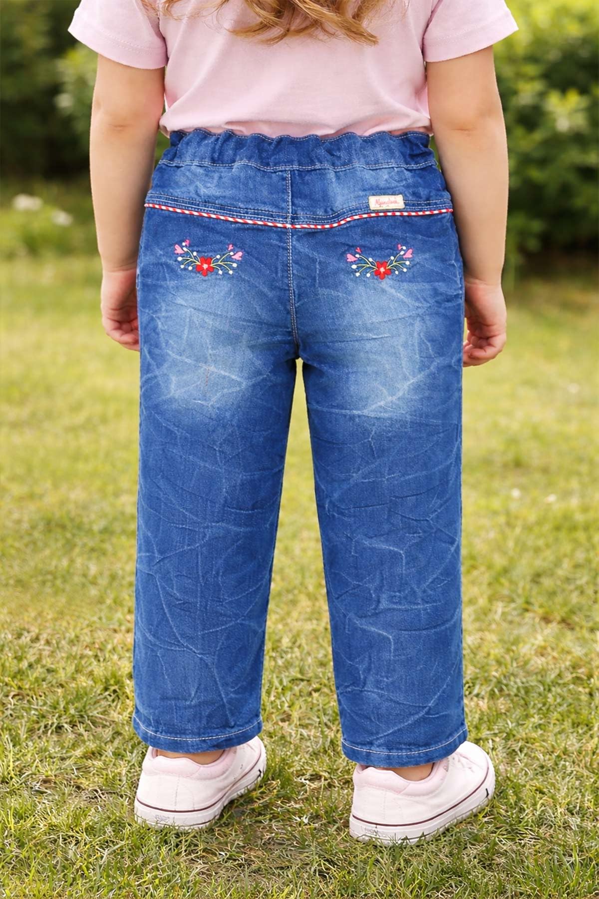 BONDI Baby Mädchen Jeans Lausmadl 86684 | Blue Denim