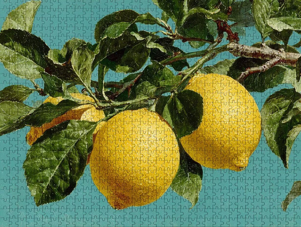 Puzzle Arte con Scatola Pianta, Giallo Puzzle Legno 5000 Pezzi Adulti 156x105cm, Attività di Intrattenimento ad Alta Difficoltà, DIY Classici Gioco, Jigsaw Per Tutta La Famiglia, Estate Regalo, P-6403