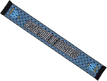 OM Essentiel Blue And White Scarf Olympique De Marseille Official Store