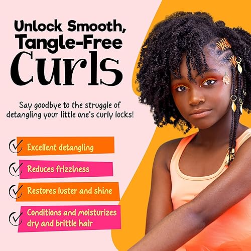 Miniatura 2 de Ccurlykids conjunto mixto de pelo Haircare Super desenredante champú acondicionador de 80ounce 80ounce spray 60ounce rizado Crème Acondicionador