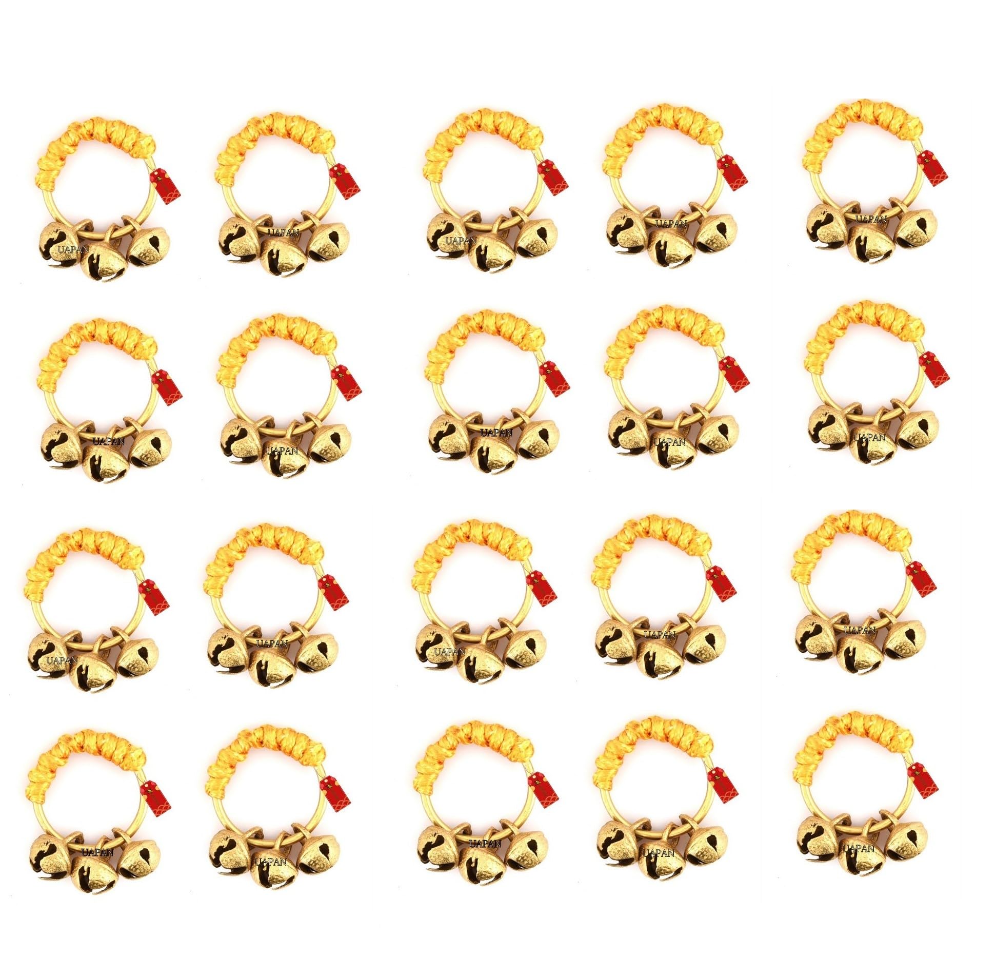 Brass Ghungroo Kadi Fingers - Puja & Aarti Sound -7