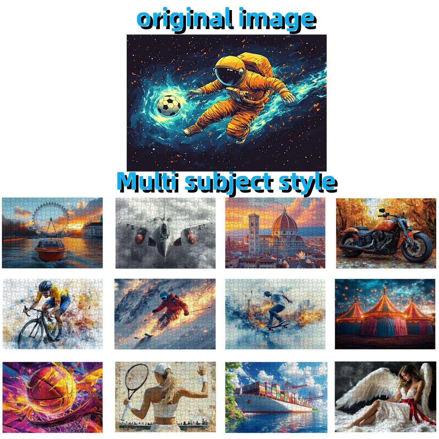 Puzzle 2000 Piezas FúTbol Americano, Puzzle 2000 Piezas Adulto Astronauta, Rompecabezas de Madera para Adultos 70 x 100cm, Puzzles para Toda la Familia Cuadros Decoracion Salon Modernos RXPT-1641