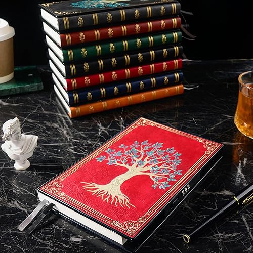 Miniatura 6 de Lujoso diario con bloqueo de contraseña integrado, diseño plano de 180, diario de bloqueo para hombres y mujeres, organizador de planificador