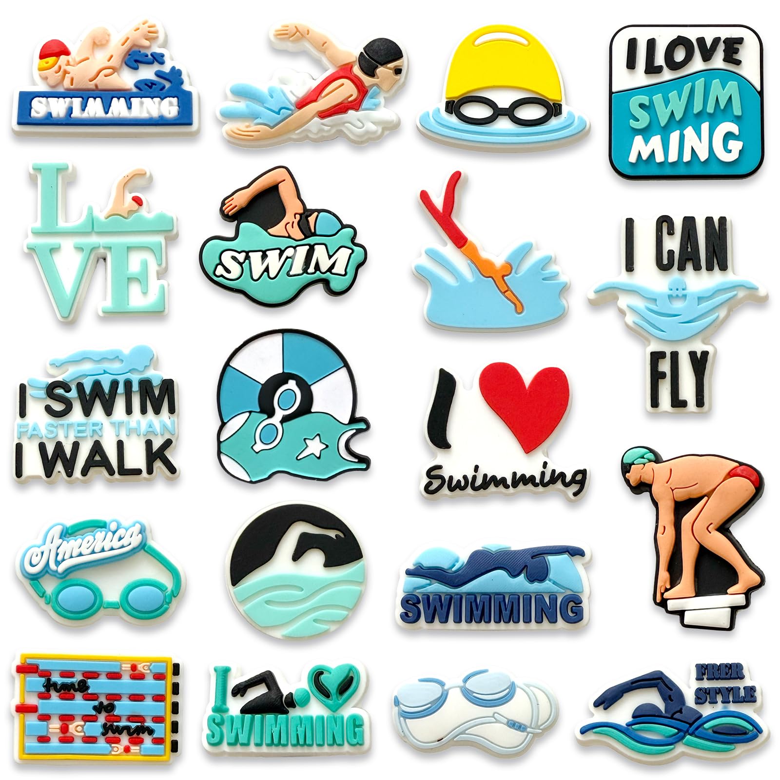 Sports Shoes Charms Decoration, Ball Cheerleading Fitness Softball Running Baseball Gymnastics Ballet Tennis Soccer Swimming Volleyball Basketball