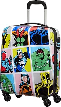 review AMERICAN TOURISTER, hand luggage, Multicolored (Marvel Pop Art), S (55 cm-36 L)