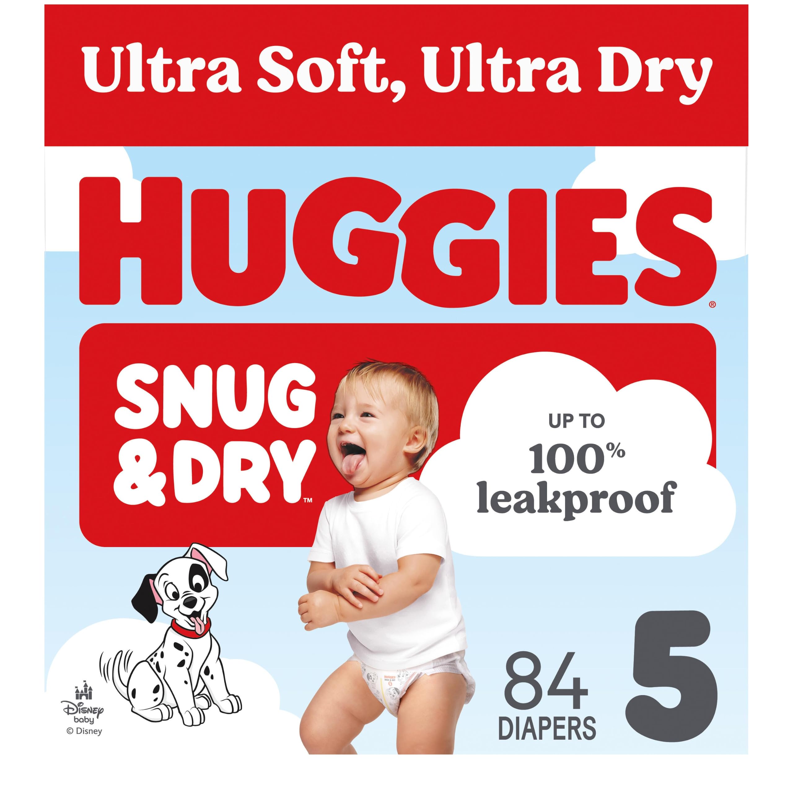 Huggies Snug &amp; Dry Diapers Size 5, 84 Count