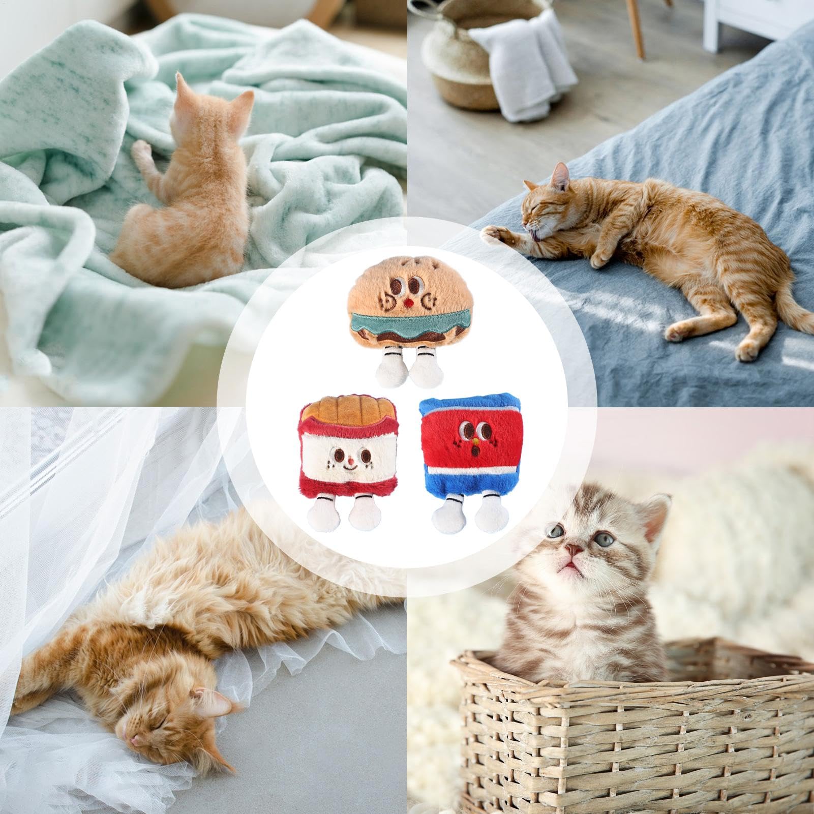 Generico Giocattoli Per Gatti, Giocattoli Per Gatti Catnip | Pacchetto Di 3
