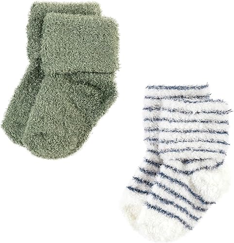 Miniatura 4 de Hudson Baby - Calcetines de algodón para recién nacidos y Terry para bebé niña