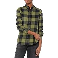 Amazon Essentials Camicia in Flanella Leggera a Maniche Lunghe