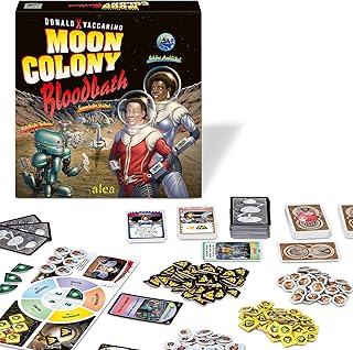 Ravensburger 25161 Alea Moon Colony Bloodbath - Brettspiel für Familien und Erwachsene ab 14 Jahren - Für 1-5 Spieler - Kartenspiel für Erwachsene mit schwarzem Humor