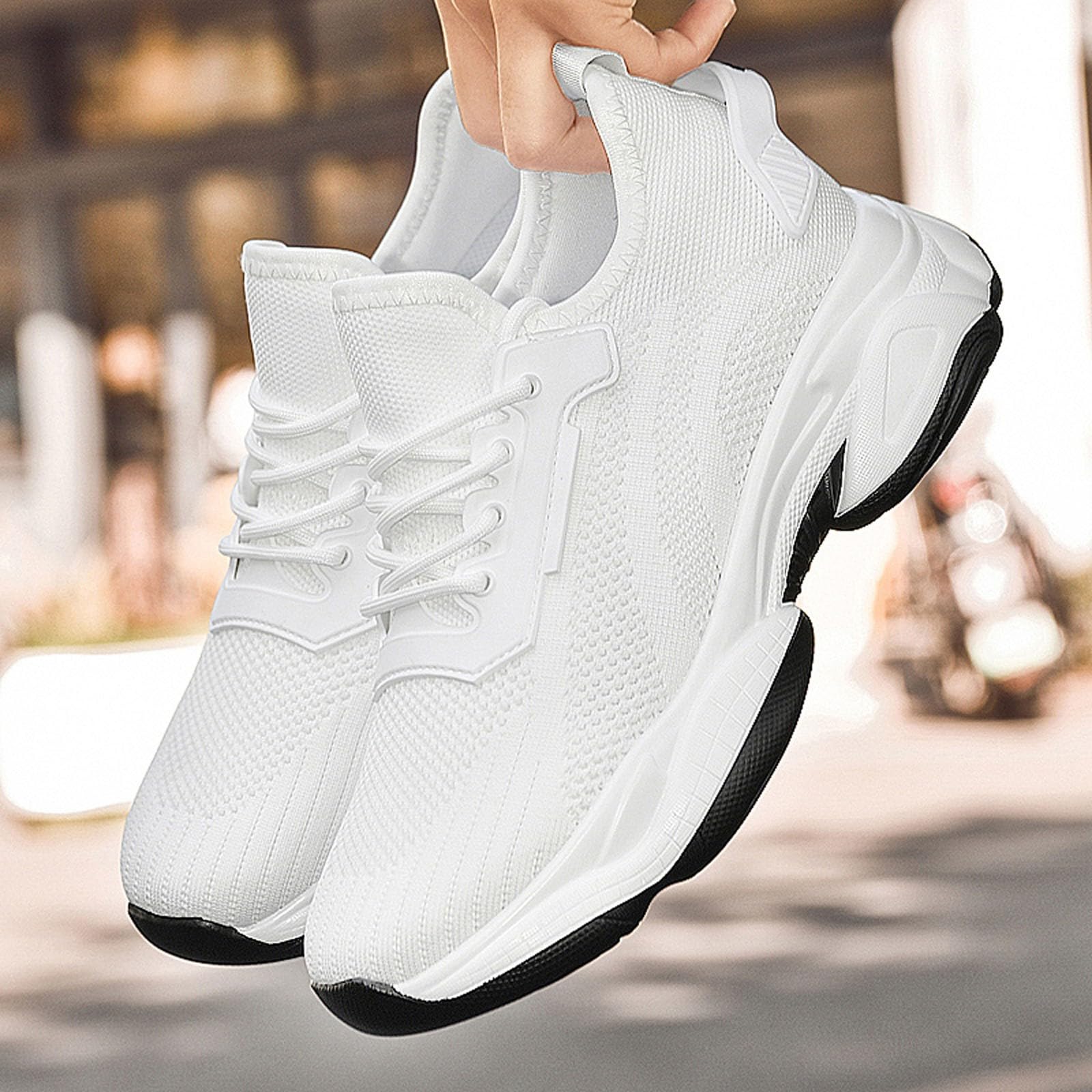 Scarpe Training Uomo Mesh Traspiranti Moderne per Fitness e Hiking | Look moderno per versatilità, tomaia traspirante per comfort. Perfette per palestra e outdoor.