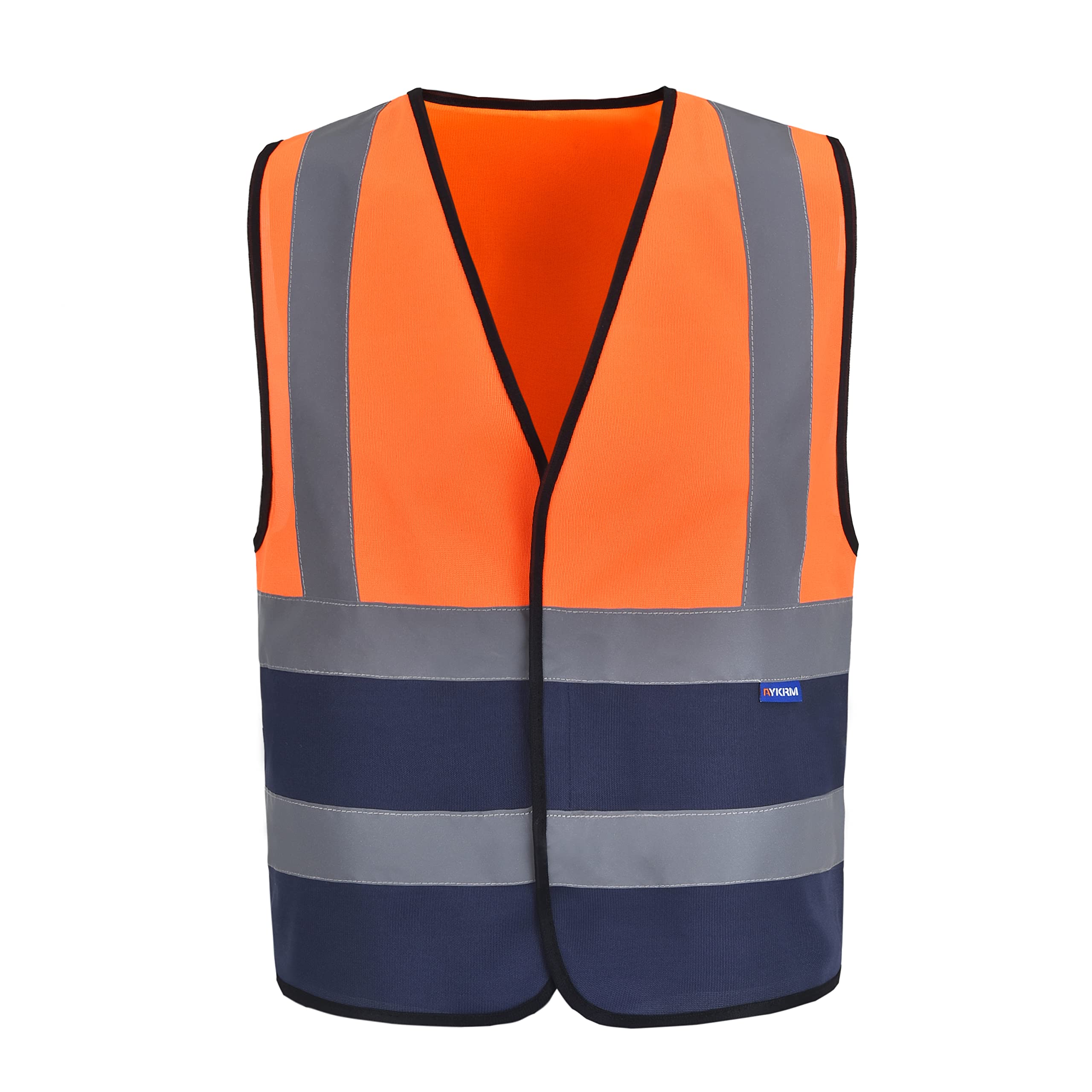 AYKRM Chaleco de seguridad Reflectante Alta visibilidad Ropa de trabajo chaleco Seguridad Chaleco de Trabajo
