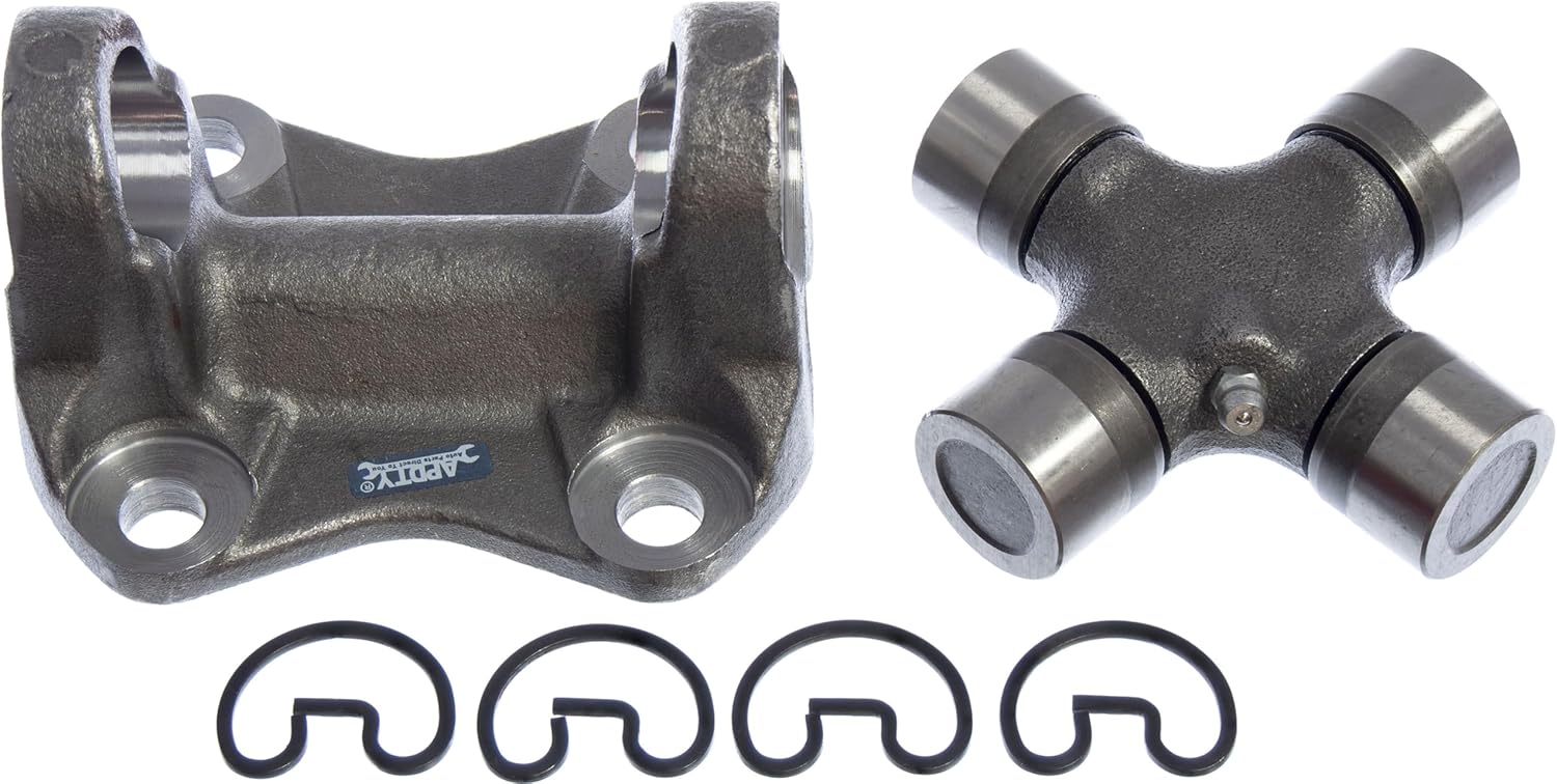 APDTY 159802 Rear Driveshaft Flange Yoke & Universal U-Joint (2WD)