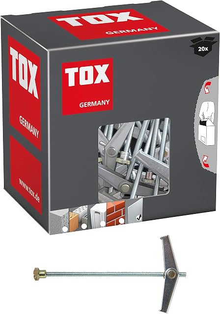 TOX Kołki rozporowe do klapy Spagat M4 mm, 20 sztuk, 024100161
