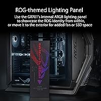 Vista 4 de ASUS ROG Hyperion GR701: Carcasa de ordenador EATX de torre completa con estructura semi-abierta, paneles laterales sin herramientas, soporta hasta
