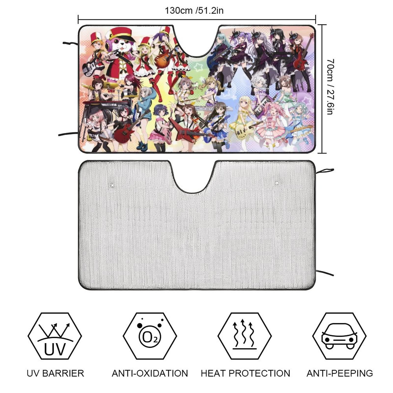 バンドリ 公式グッズ サンシェード Amazon | バンドリ!ガールズバンドパーティ! アニメ 車用