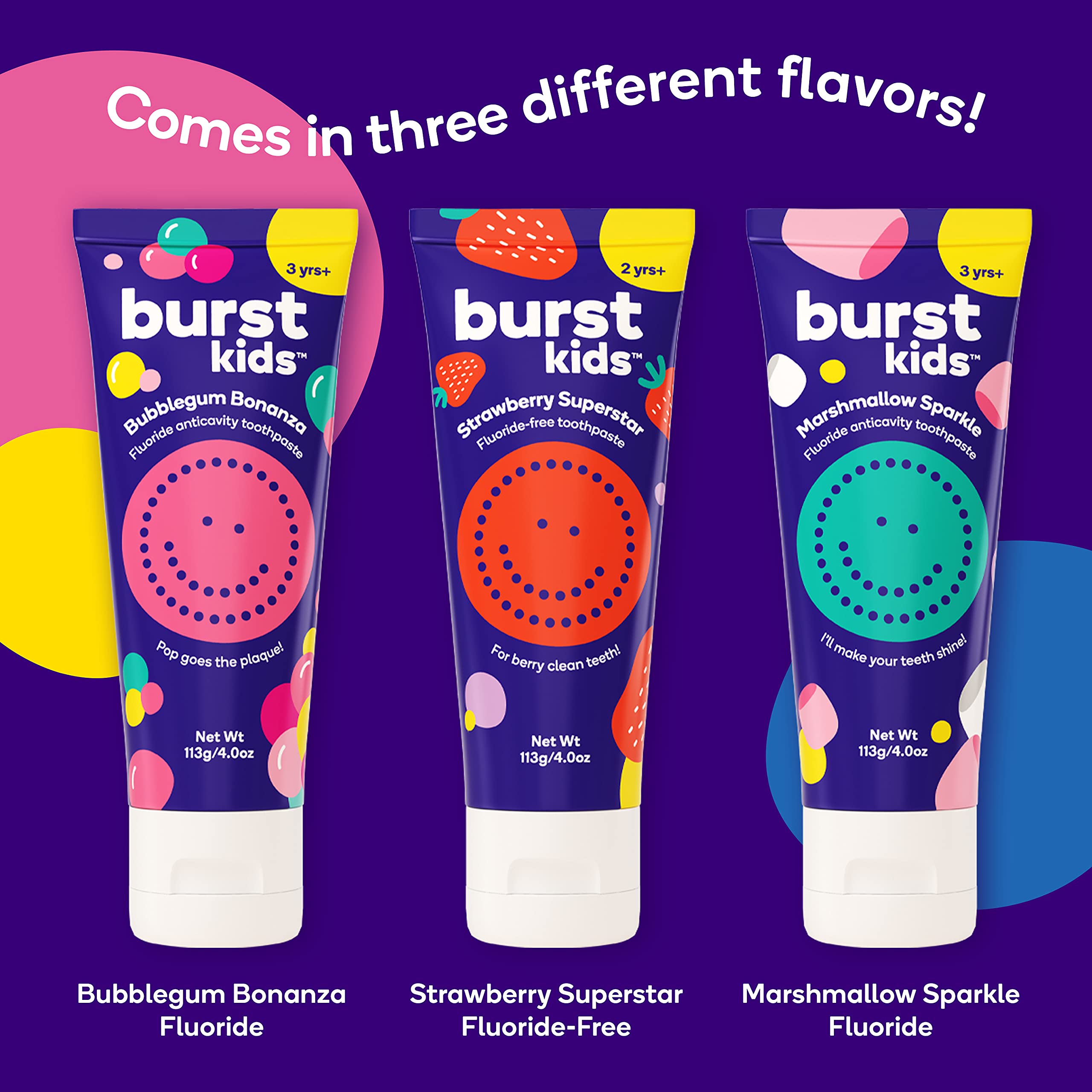 Buy BURSTkids Bubblegum Bonanza Anticavity Fluoride Children’s