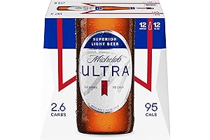 Michelob ULTRA Light Beer: The Perfect Bottled Beer for Health-Conscious Beer Enthusiasts