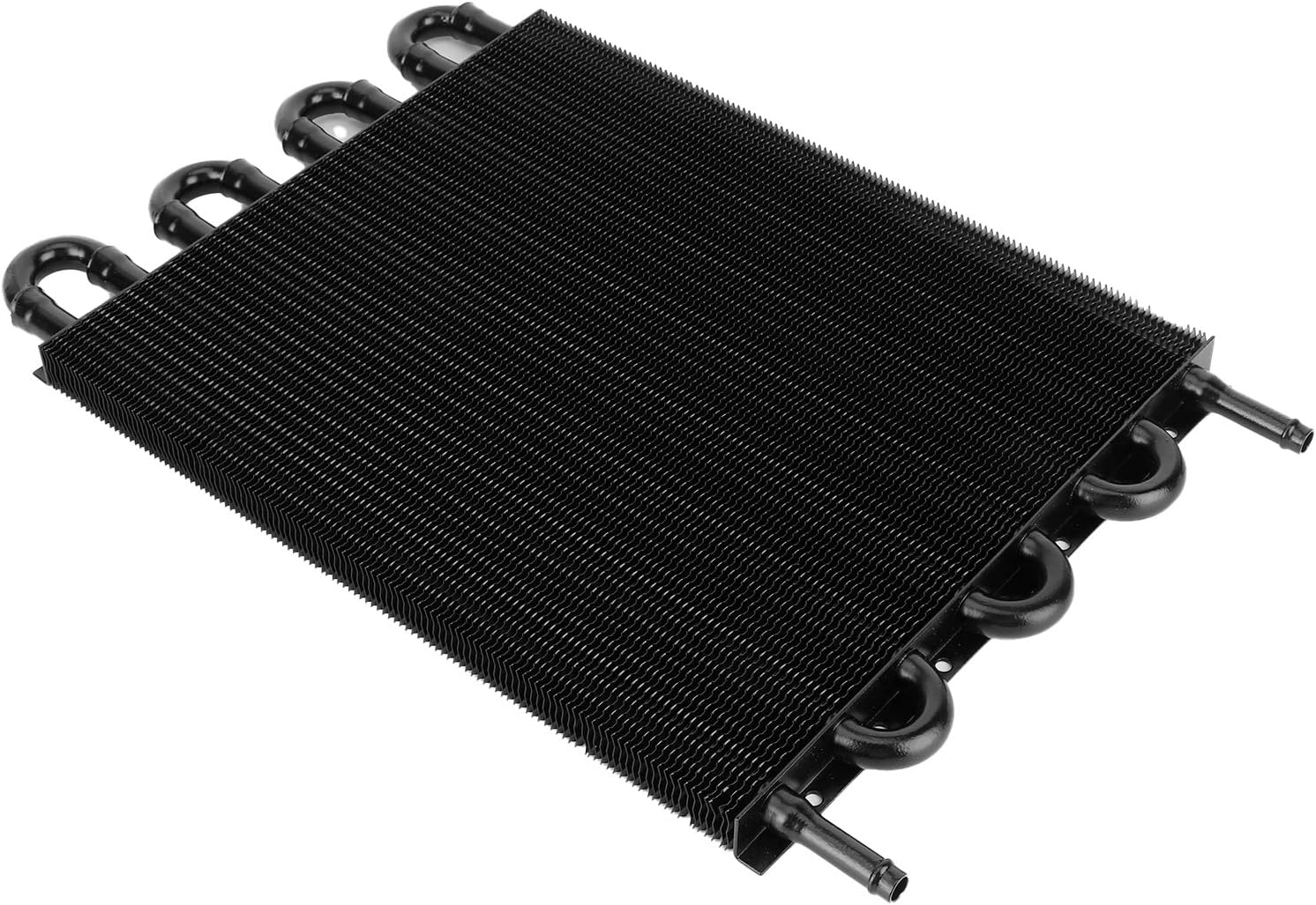 Universal Transmission Oil Cooler OC - 1405, 8 Rows Aluminum Oil Cooler for Car Cooling Systems, Heavy Duty 26,000LBS GVW Engine Cooler with Silicone Tube for All Vehicles