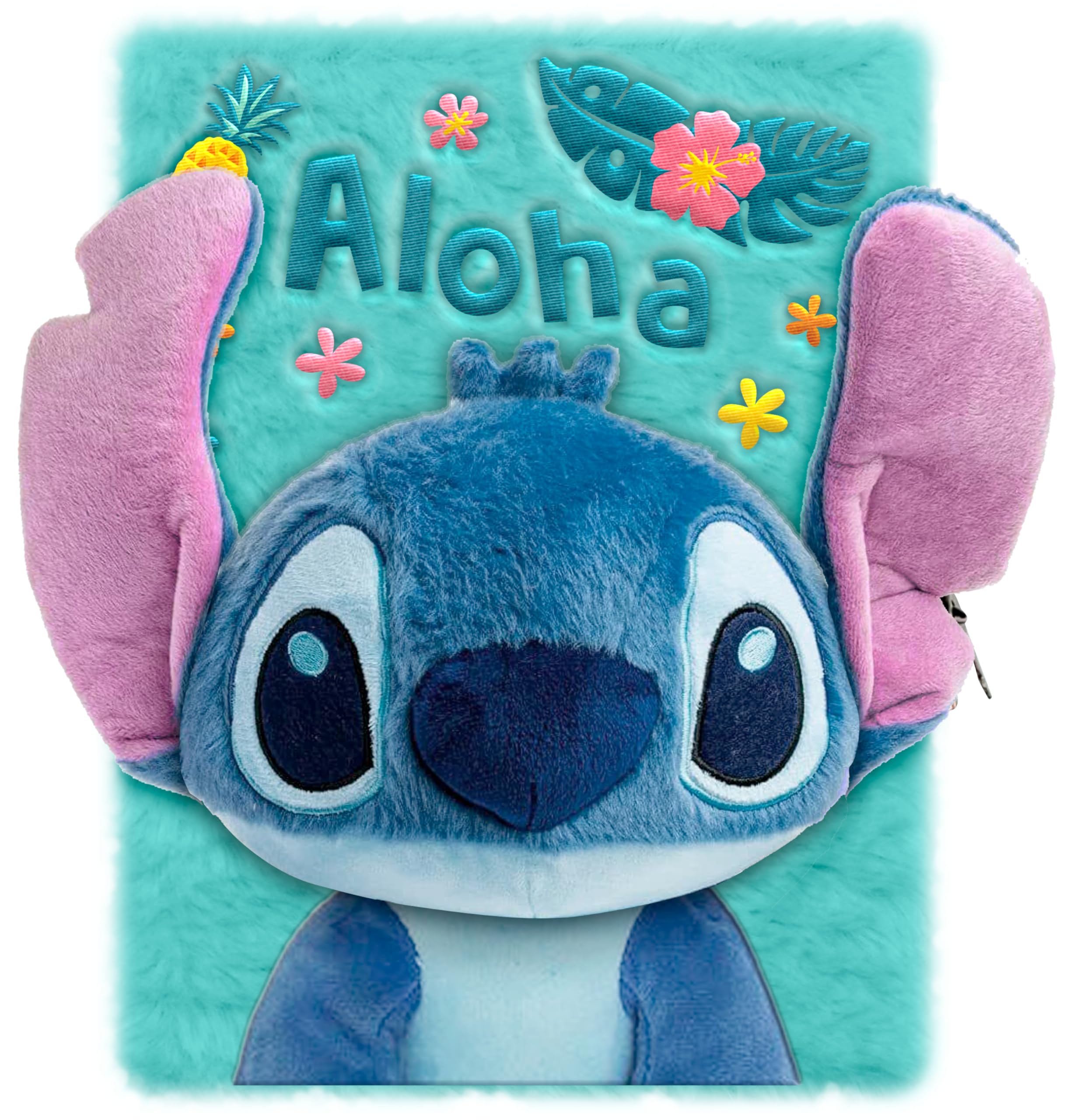 Kids Licensing - Stitch A5 Plush Notebook for Girls