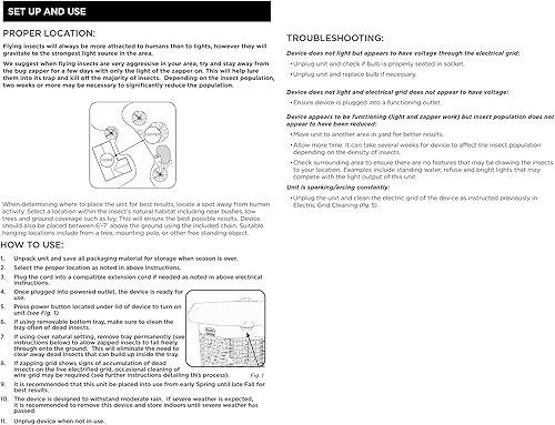 Miniatura 8 de BLACK+DECKER Exterminador de insectos - Repelente de mosquitos para exteriores y trampas para moscas en interiores, asesino de mosquitos y