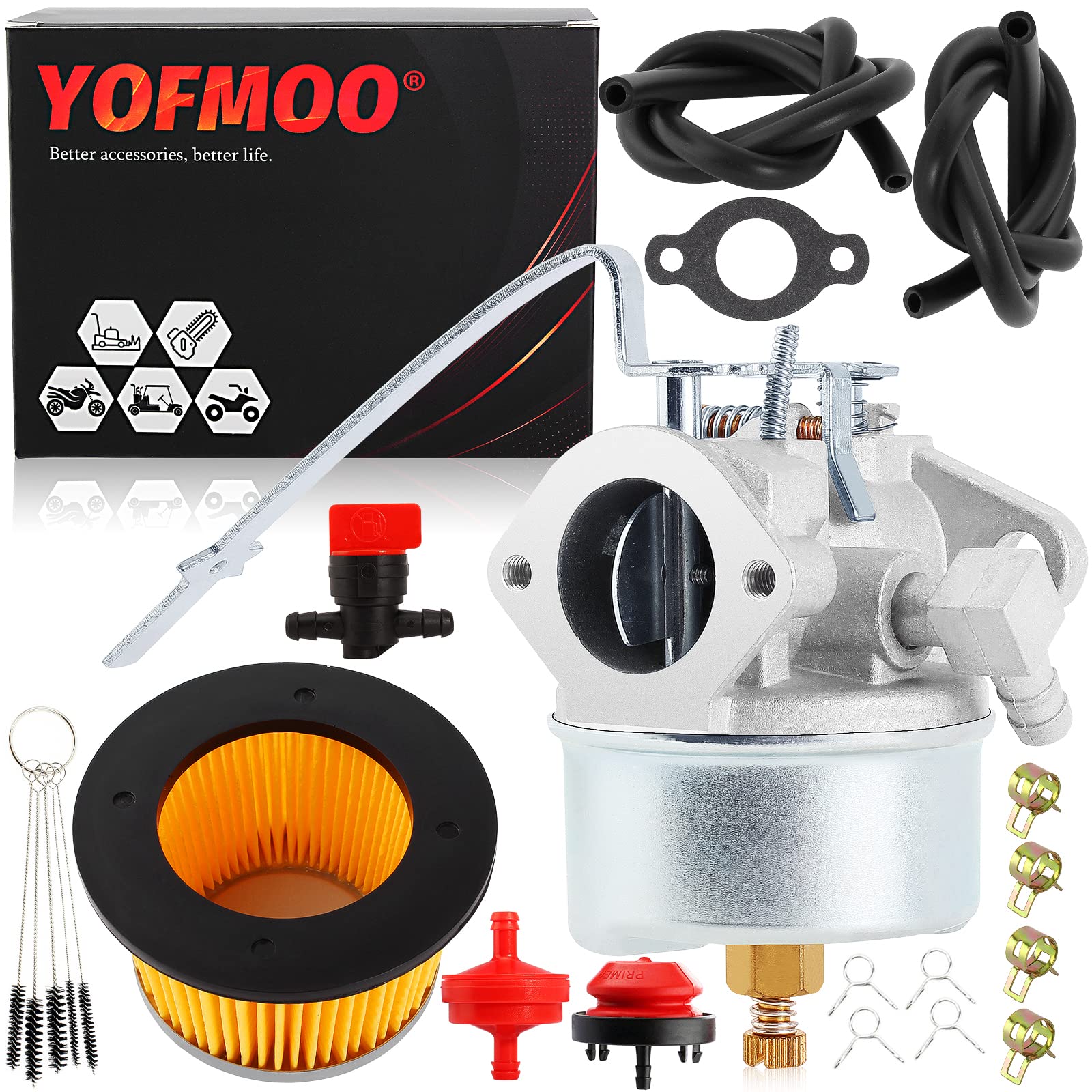 Budd&Joey  ブージートーピード Amazon.com: YOFMOO 631921 Carburetor for Tecumseh 631070