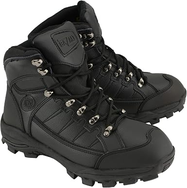 Amazon.com: Bazalt Mbm9128 Botas de trabajo de cuero a prueba de agua y  escarcha para hombre : Salud y Hogar