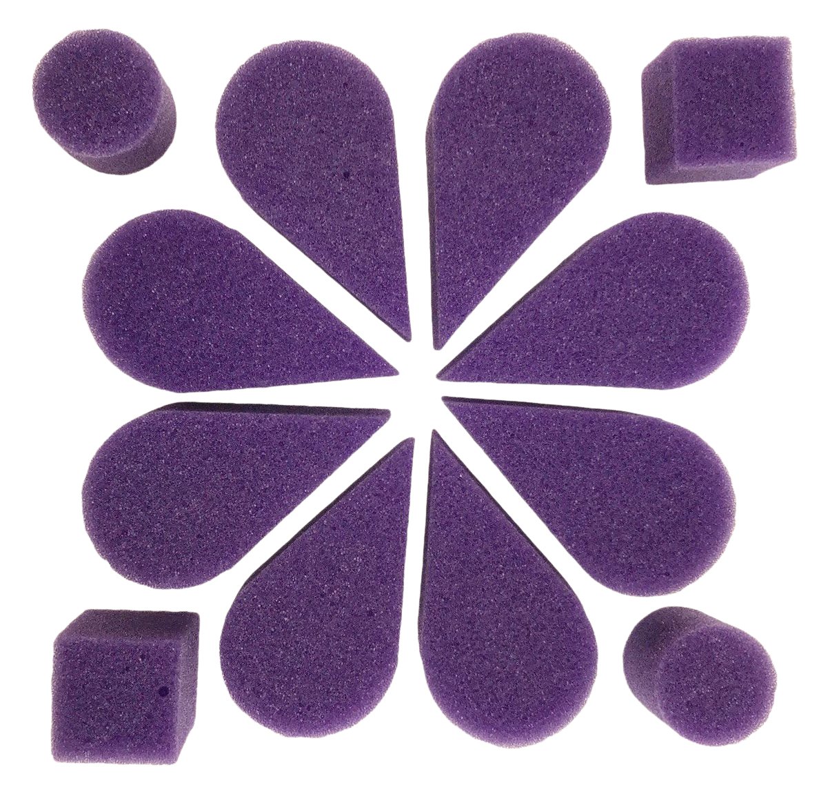 Ruby Red Paint, Inc. - Face Painting Petal Sponge, Purple