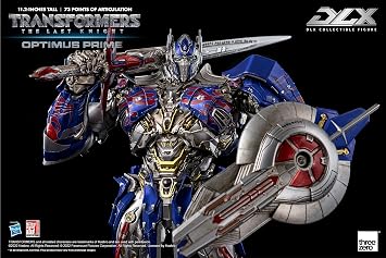 threezero Transformers The Last Knight Optimus Prime DLX Collectible Figure, Multicolor
