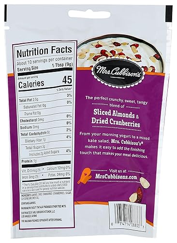 Miniatura 2 de Mrs. Cubbison's Almendras y arándanos tostados en rodajas 3.25 OZ