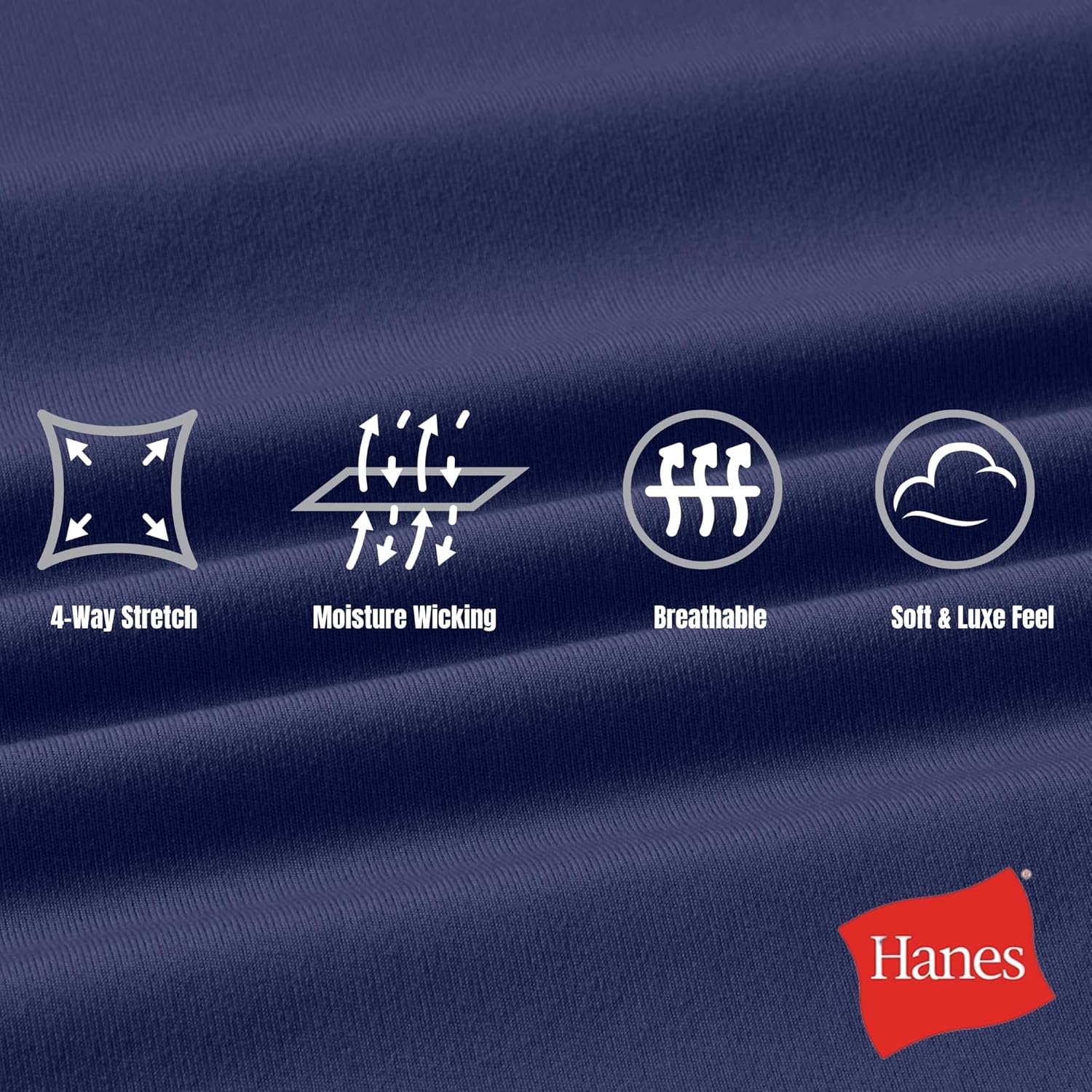 Hanes Men's Polo Shirt Clothing, Moves Performance Golf Polo Shirts, Men's Clothing, Moisture Wicking, Tops & Tees