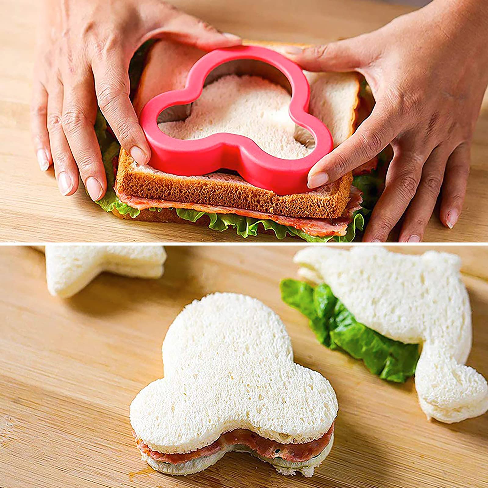Set di 8 Forme di Formine per Biscotti Dinosauro da, Formine per Sandwich con Dinosauro in Acciaio Inossidabile, Tagliabiscotti per dinosauro T-Rex Stegosaurus Brontosaurus Triceratop