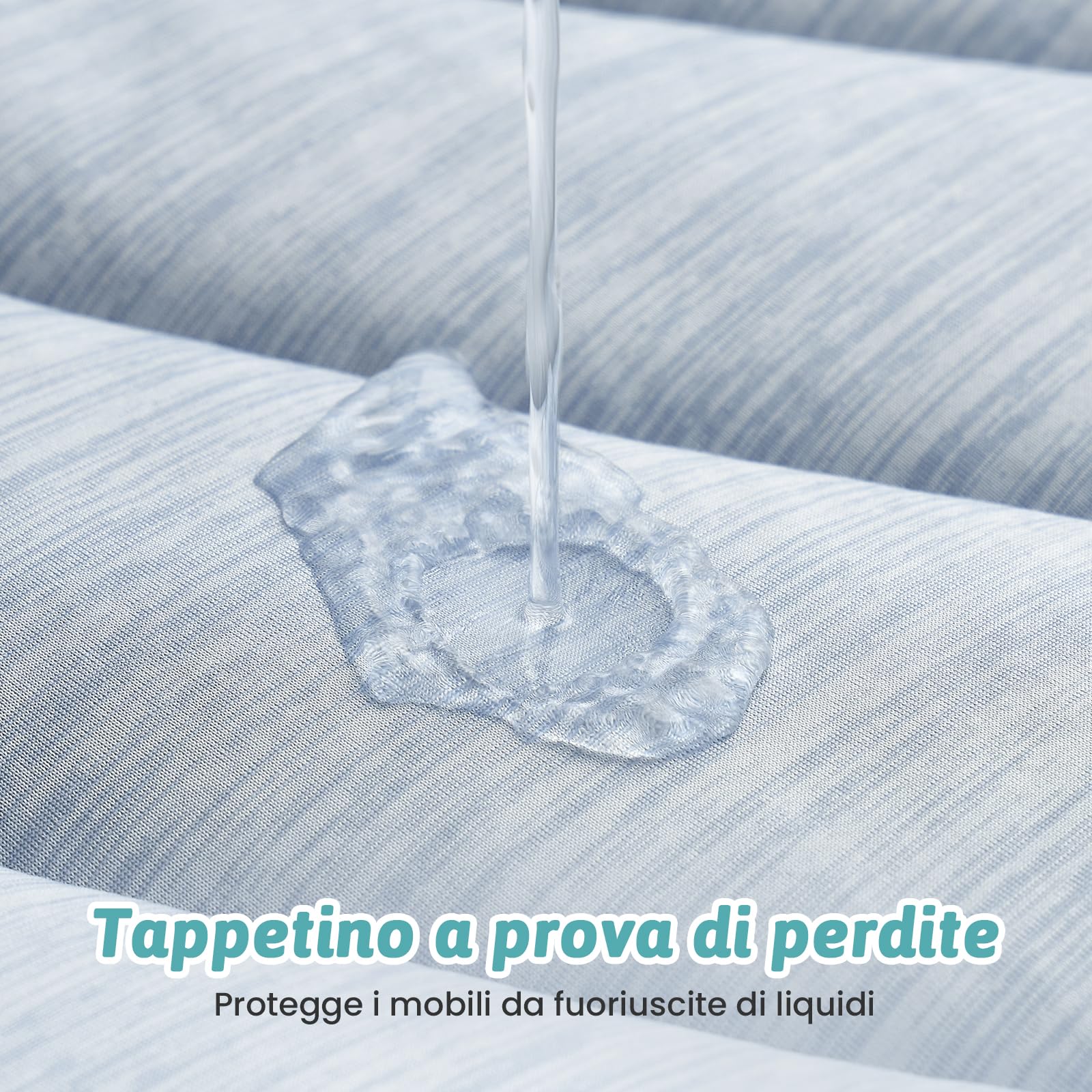 COZY KISS Tappetino Refrigerante per Cani e Gatti 86x99cm – Q-Max>0.4, Tappeto Rinfrescante Estate, Cuccia Refrigerante Lavabile, Cuscino Raffreddamento per Caldo, a Forma di Foglia, Blu