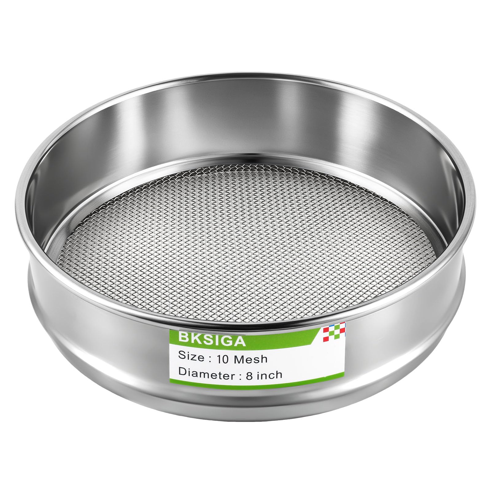 304 Stainless Steel Lab Sieves Pan,8" Diameter Standard Sieve Pan for Industrial Laboratory Homes — Amazon image 22