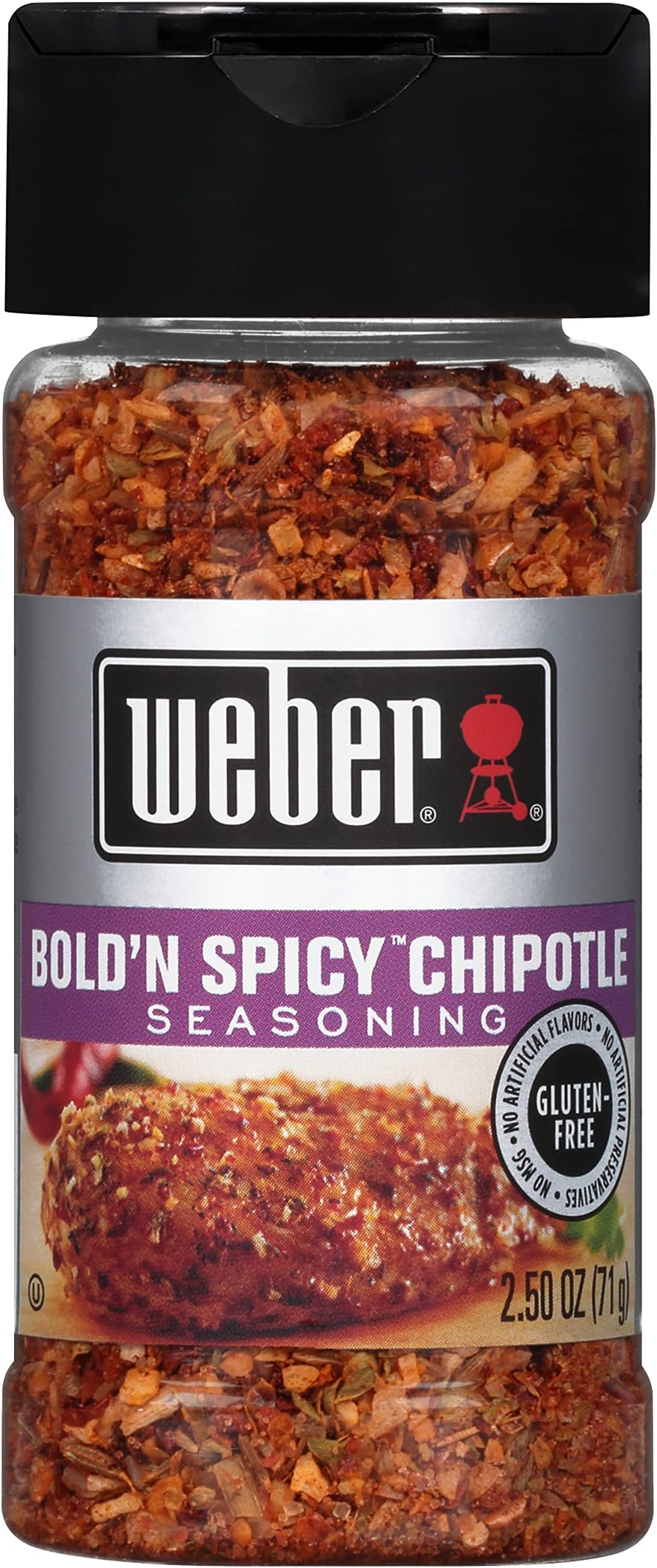 er Bold 'N Spicy Chipotle Seasoning, 2.5 Ounce Shaker