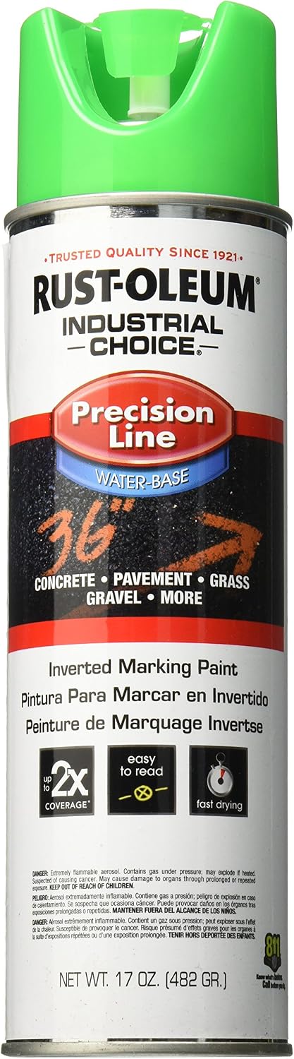 Rust-Oleum Corporation 203032 M1800 Fluorescent Green Gloss 17 OZ. Spray, 17 Ounce (Pack of 1)