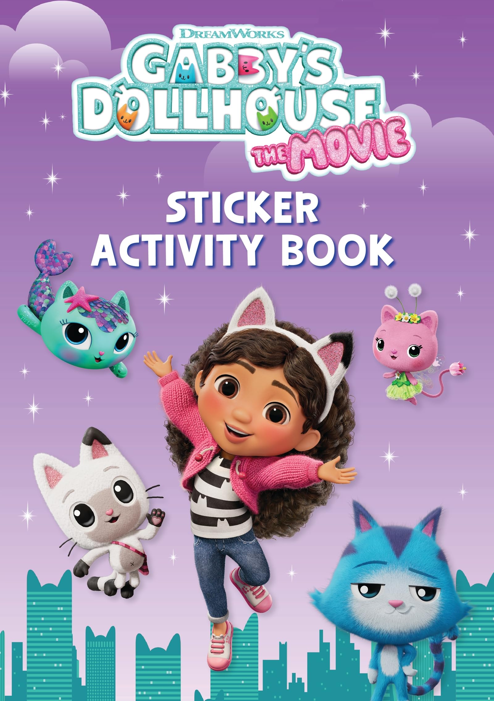 The Movie Sticker Activity Book: Official Movie Tie-In (DreamWorks Gabby's Dollhouse)