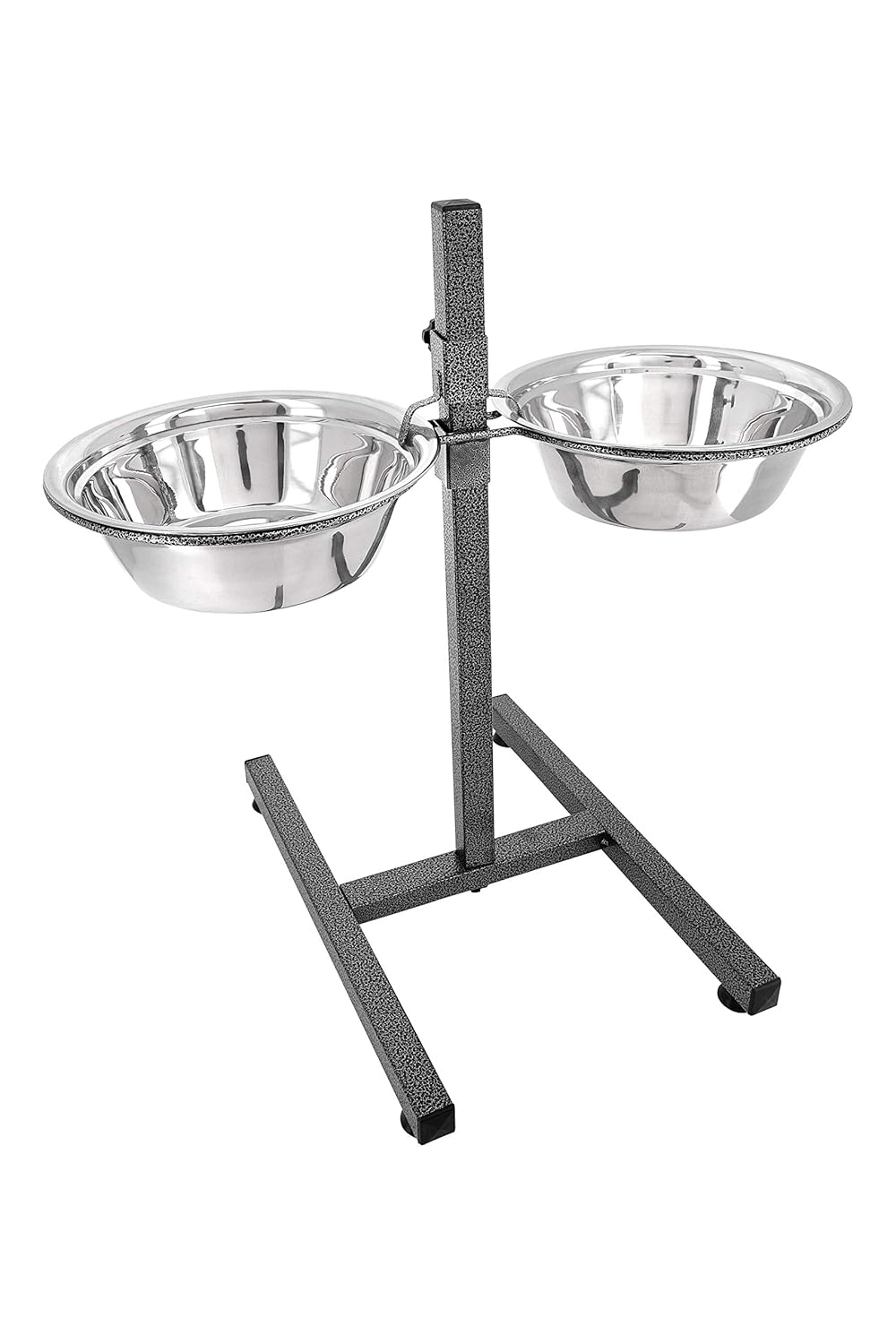 Cozytrix 2 x Stainless Steel Dog Feeding Station Adjustable Height