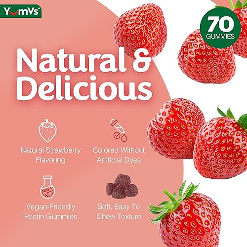 Miniatura 5 de Gomitas de complejo B con vitamina C, gran sabor 1 al día energía y apoyo del sistema nervioso para adultos, veganas, kosher, sin OMG complejo de