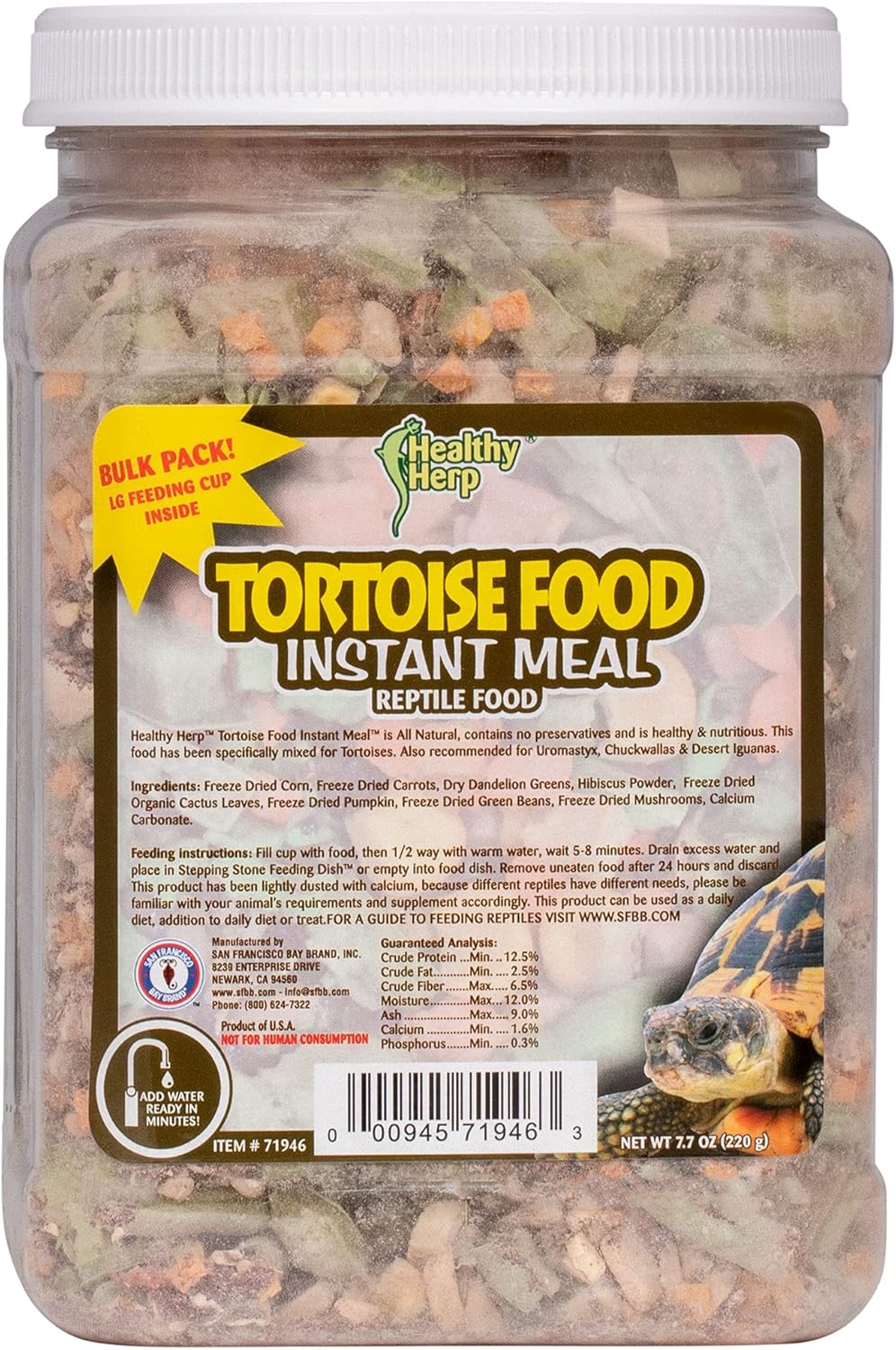 Instant Meal Tortoise Bulk 7.7 OZ
