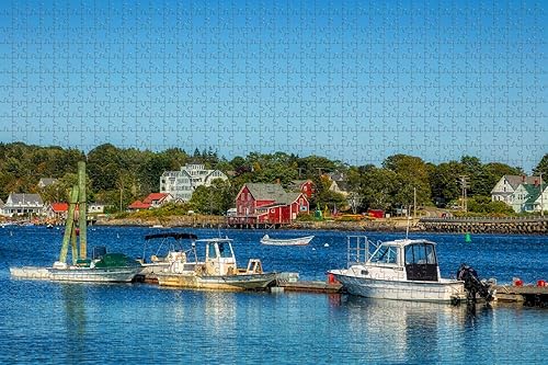 Bailey Island Maine USA Rompecabezas para adultos 1000 piezas de madera regalo de viaje recuerdo